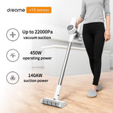 Xiaomi Dreame V10 Cordless Stick Vacuum Cleaner 22000Pa Suction Soft Head and Carpet Head Combo